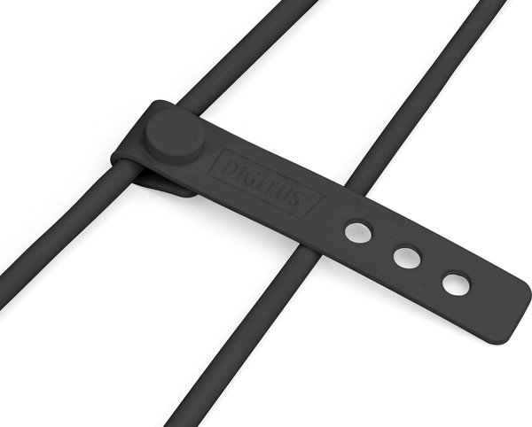 Καλώδιο USB Digitus USB-C σε USB-C 2.0, Σιλικονούχο, 2m, Μαύρο