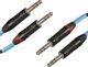 Kabel SSQ SSQ JSJS5 PRO - 2x jack stereo 6,3mm - 2x jack stereo 6,3mm NEUTRIK