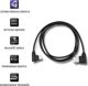 Καλώδιο USB Qoltec USB-A σε USB-C, 1m, Μαύρο