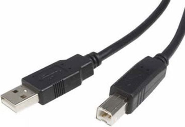 Kabel USB Sharkoon USB-A - USB-B 1 m Czarny (4044951015252)