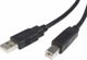 Kabel USB Sharkoon USB-A - USB-B 1 m Czarny (4044951015252)