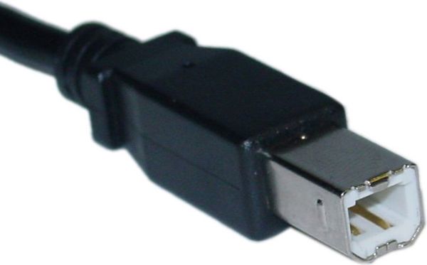 Kabel USB Sharkoon USB-A - USB-B 1 m Czarny (4044951015252)