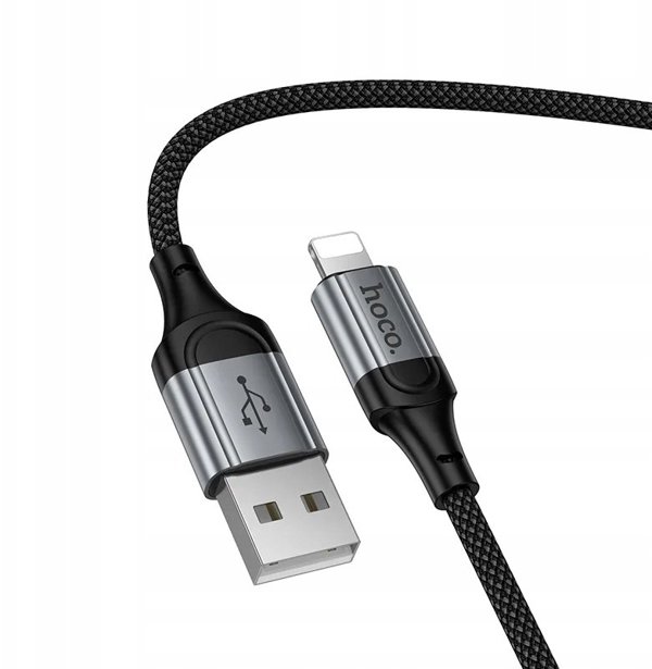 Kabel USB C do Lightning Hoco PD 27W 1,5 m X121 czarny