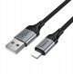 Kabel USB C do Lightning Hoco PD 27W 1,5 m X121 czarny