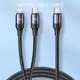 Kabel USB Usams USB-C - USB-C 1.2 m Czarny (Usa001130)