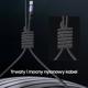 Kabel USB Usams USB-C - USB-C 1.2 m Czarny (Usa001130)