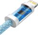 Kabel USB Baseus USB-C - Lightning 1 m Niebieski (BSU3066BLU)