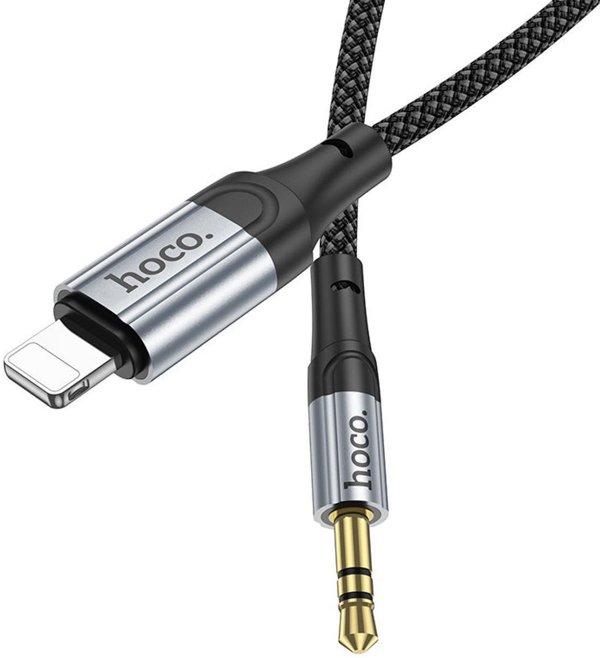 Καλώδιο HOCO UPA26 AUX Lightning σε Jack 3.5mm, 1m, Μαύρο