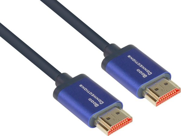 Kabel Alcasa Alcasa 4521-SF010B kabel HDMI 1 m HDMI Typu A (Standard) Niebieski