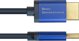 Kabel Alcasa Alcasa 4521-SF010B kabel HDMI 1 m HDMI Typu A (Standard) Niebieski