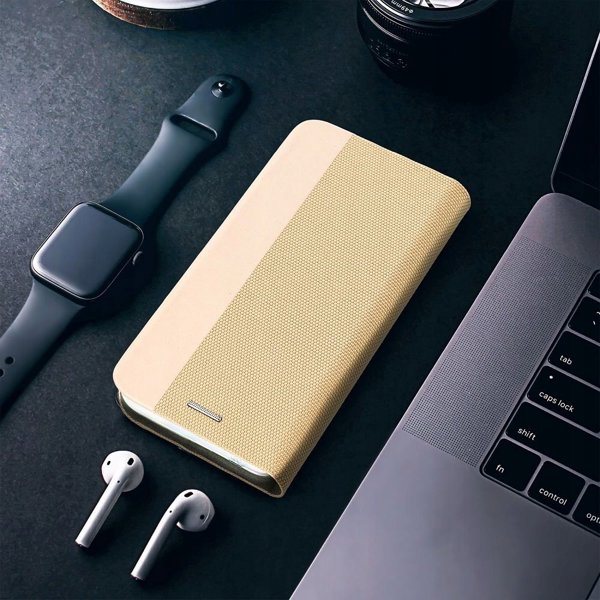 Θήκη SENSITIVE Book για SAMSUNG A56 5G χρυσό