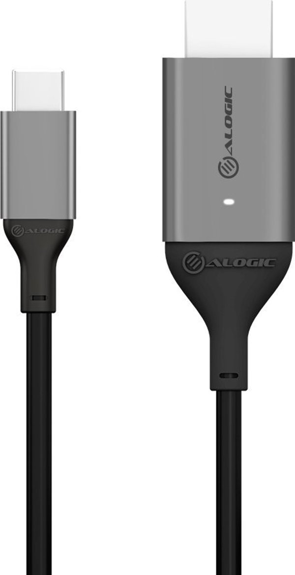 Alogic Καλώδιο USB-C σε HDMI 2m, Μαύρο (ULCHD02-SGR)