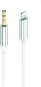 Kabel USB 2GO 2GO AUX/MP3 Audiokabel für Lightning-Geräte 100cm  weiß