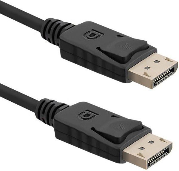 Kabel Qoltec DisplayPort - DisplayPort 2m czarny (50446)