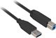Kabel USB Sharkoon USB-A - 5 m Czarny (4044951015665)