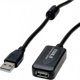 Καλώδιο USB Secomp VALUE Καλώδιο επέκτασης USB 2.0, ενεργό με επαναλήπτη, μαύρο, 5 m