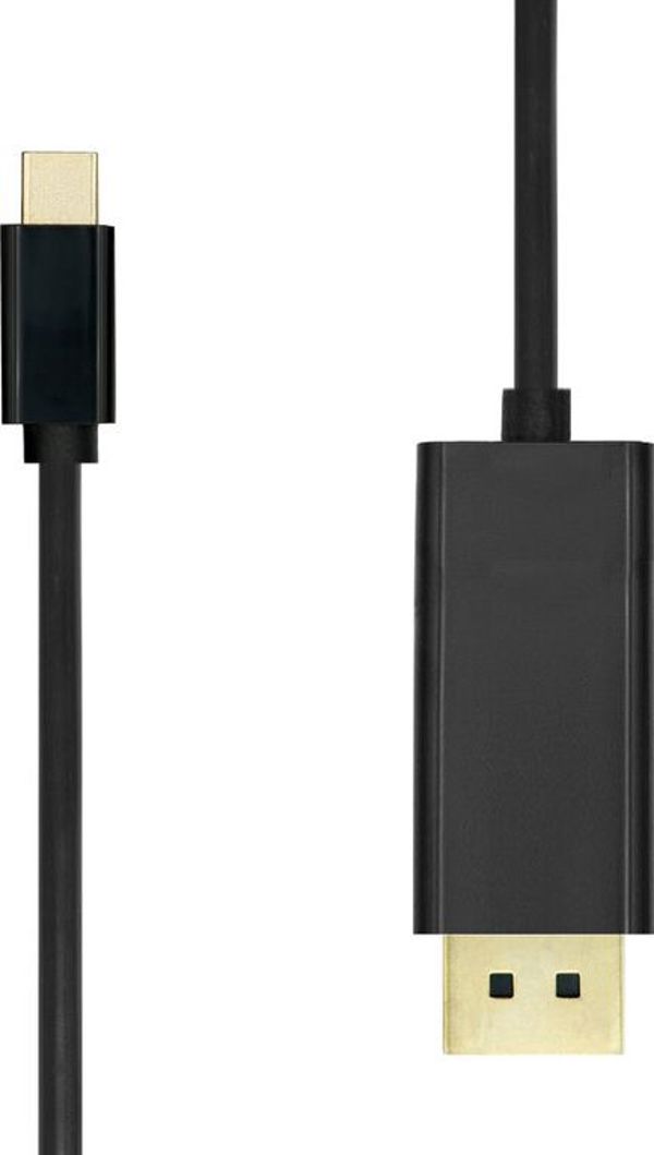 Καλώδιο ProXtend USB-C σε DisplayPort, 0.5m, Αρσενικό - Αρσενικό, Μαύρο