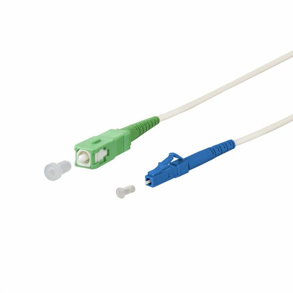 Καλώδιο διασταυρούμενης σύνδεσης METZ CONNECT OpDAT, SC-S APC/LC-S OS2, 3 m