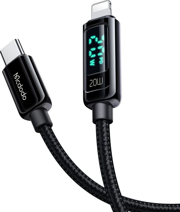 Kabel USB Mcdodo USB-C - Lightning 1.2 m Czarny (CA-8810)