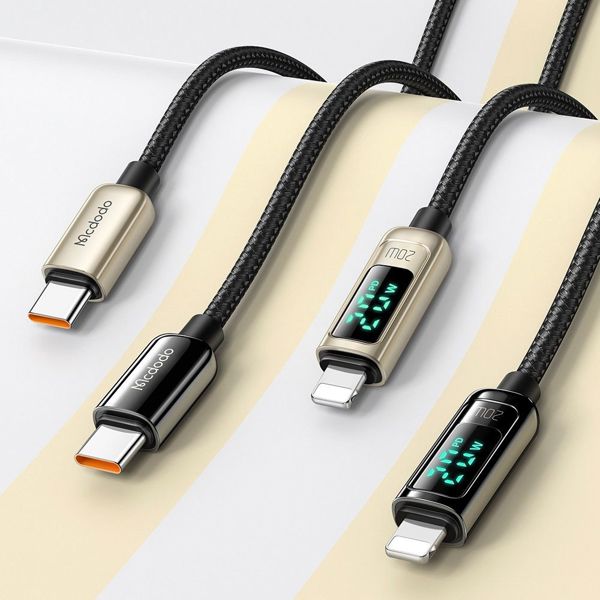 Kabel USB Mcdodo USB-C - Lightning 1.2 m Czarny (CA-8810)