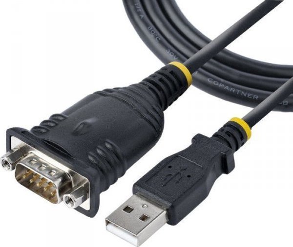 StarTech Καλώδιο Μετατροπής USB-A σε Serial DB-9, 0.91m, Μαύρο (1P3FP-USB-SERIAL)