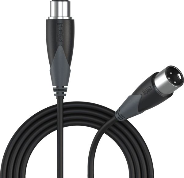 Καλώδιο Procab CLA901 XLR Male - XLR Female 0.5m Μαύρο
