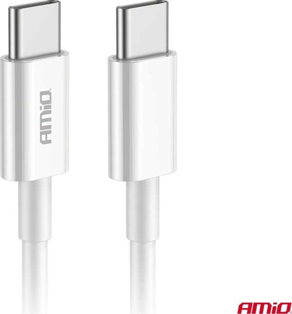 Καλώδιο USB AMiO Καλώδιο φόρτισης usb-c - usb-c 60w 100cm fulllink amio-03896