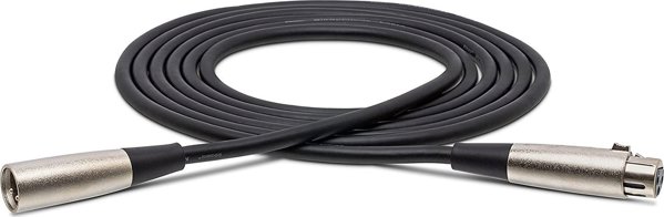 Hosa Καλώδιο Μικροφώνου XLR σε XLR 7.6m, Μαύρο (MCL-125)