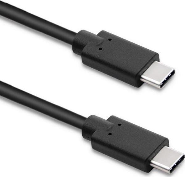 Kabel USB Qoltec USB-C - USB-C 2 m Czarny (52351)