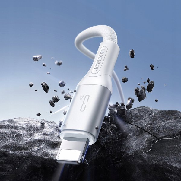 Joyroom Καλώδιο USB USB-A - Lightning 2 m Λευκό