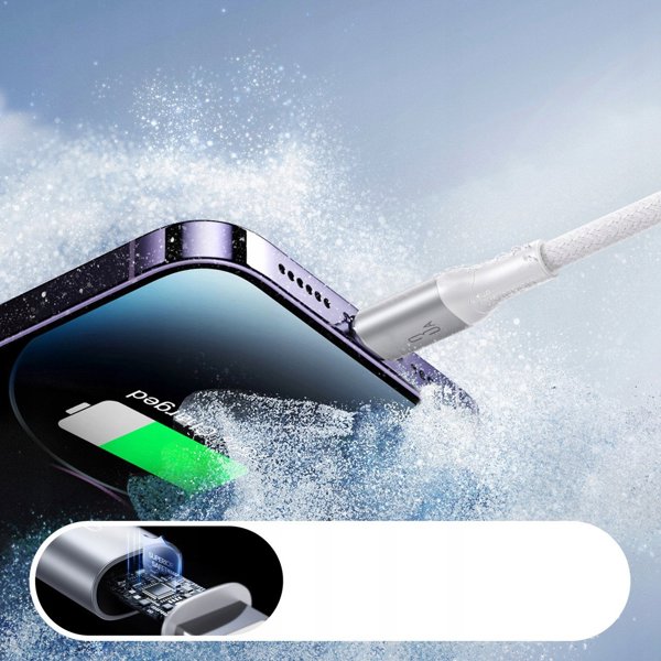 Joyroom Καλώδιο USB USB-A - Lightning 2 m Λευκό