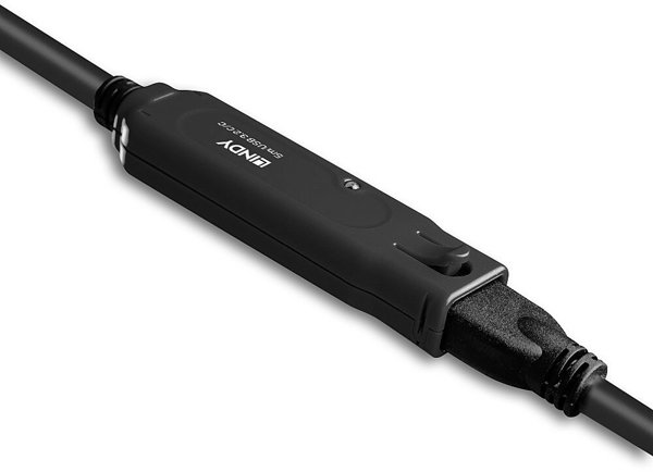 Kabel USB Lindy USB-C - USB-C 5 m Czarny (43405)