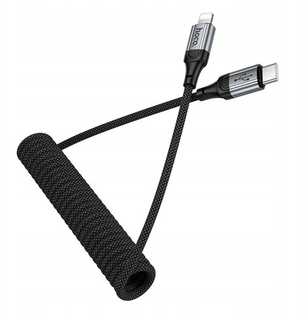 Kabel USB C do Lightning Hoco PD 2,4A 1,5 m X121 czarny