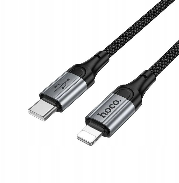 Kabel USB C do Lightning Hoco PD 2,4A 1,5 m X121 czarny