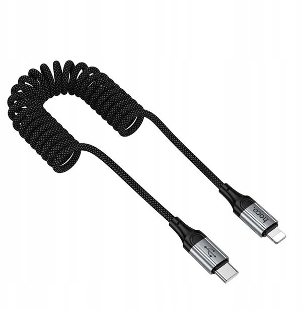 Kabel USB C do Lightning Hoco PD 2,4A 1,5 m X121 czarny
