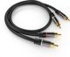 Καλώδιο PremiumCord RCA (Cinch) x2 - RCA (Cinch) x2 1.5m μαύρο (kjqccmm015)