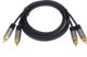 Καλώδιο PremiumCord RCA (Cinch) x2 - RCA (Cinch) x2 1.5m μαύρο (kjqccmm015)