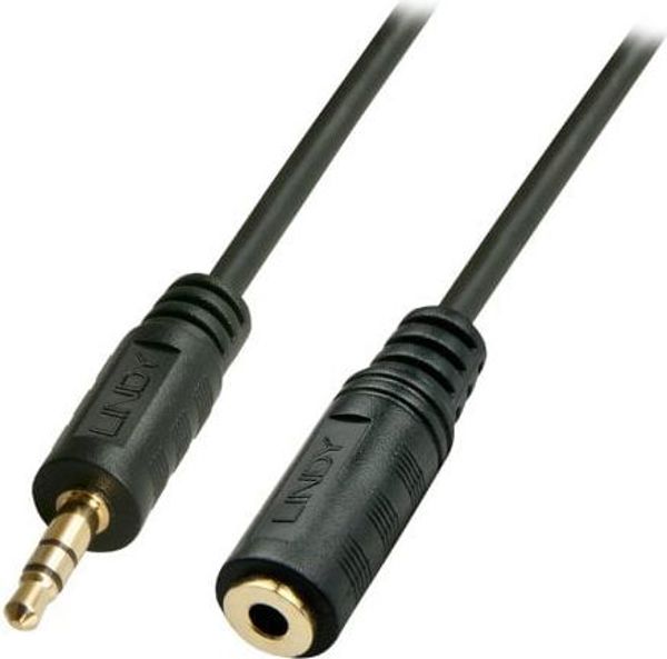 Kabel Lindy Jack 3.5mm - Jack 3.5mm 5m czarny (35654)