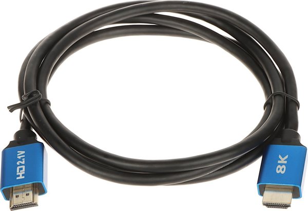 NoName Καλώδιο HDMI 2.1 8K, 1.5m, Υψηλής Ταχύτητας με Επιχρυσωμένες Επαφές, Μαύρο
