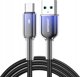 Joyroom S-A42 Crystal-Clear Series Καλώδιο USB-C σε USB-C 60W 1.2m Μαύρο