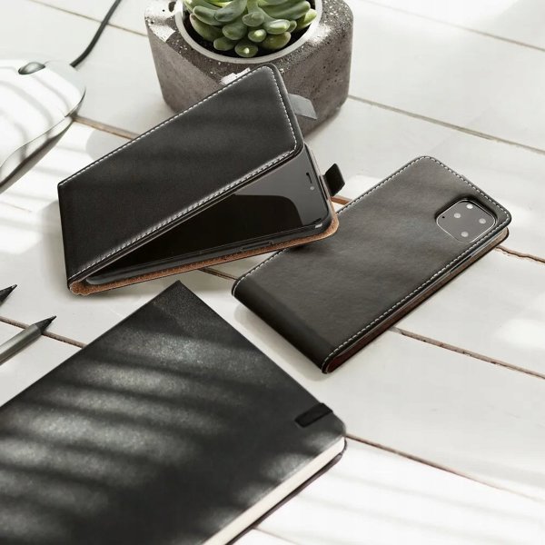 Kabura SLIM FLEXI FRESH Pionowa do SAMSUNG S21 FE czarny