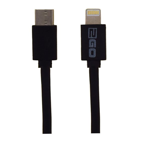 Kabel USB 2GO USB-A - Lightning 1 m Czarny (795848)