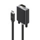 Alogic Καλώδιο USB-C σε VGA 2m, Μαύρο (ELUCVG-02RBLK)