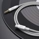 Kabel AUX Jack 3,5 mm do USB C Hoco 1 m UPA19 srebrny