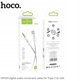 Kabel AUX Jack 3,5 mm do USB C Hoco 1 m UPA19 srebrny