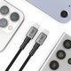 Tech-Protect Καλώδιο USB-C σε USB-C 1m, Γκρι, Ταχείας Φόρτισης & Μεταφοράς Δεδομένων