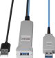 Lindy Καλώδιο Οπτικών Ινών USB 3.0, 30m, 5Gb/s, Μπλε (43345)