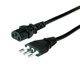 Kabel zasilający Value Kabel zasilający VALUE, proste złącze IEC, wersja włoska, czarny, 0,8 m