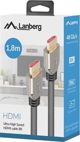 Καλώδιο Lanberg HDMI 2.1 - HDMI 1.8m, Ultra High Speed, 8K 60Hz, 48Gb/s, Μαύρο (CA-HDMI-30CU-0018-BK)