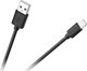 Καλώδιο USB CABLETECH USB-A - Lightning 1 m Μαύρο (KPO3946)